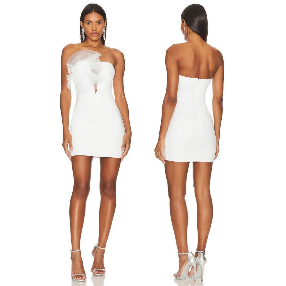 Katie May Marianna Strapless Mini Dress Organza Bridal Party Hoco Formal XL